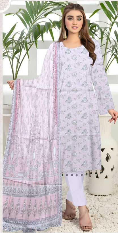 digital premium lawn mother collection  || 3 piece (Copy)